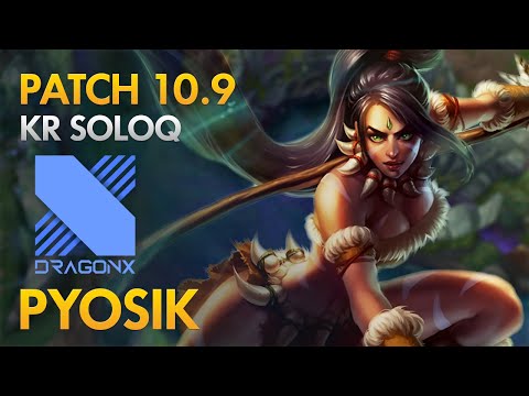 DragonX Pyosik - Jungle: Nidalee vs Olaf - KDA 30/3/13