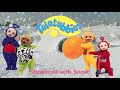 Teletubbies Showered In Snow