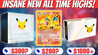 Pokemon Celebrations Hits New All Time Highs!