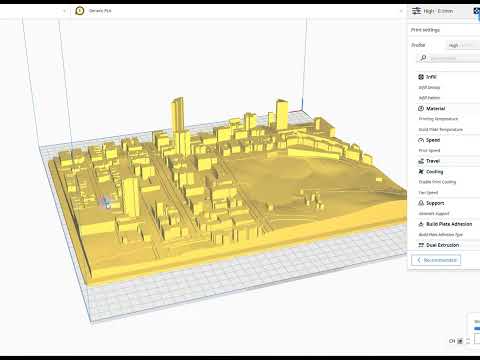 地理科系列:製作Kowloon city-Inverness Road (Hong Kong)街道模型