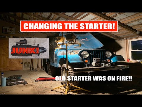 Replacing a Starter on my '65 CJ5 and a Channel Update!