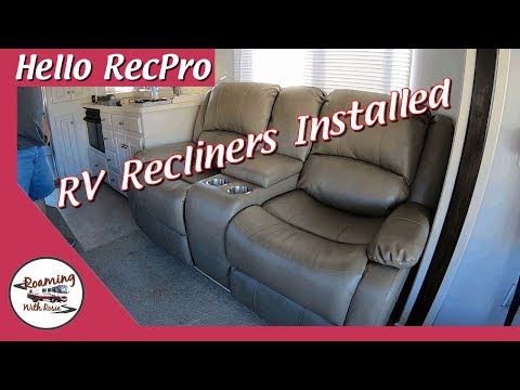 RecPro RV Recliners! WOW! - Easy Install PT 2