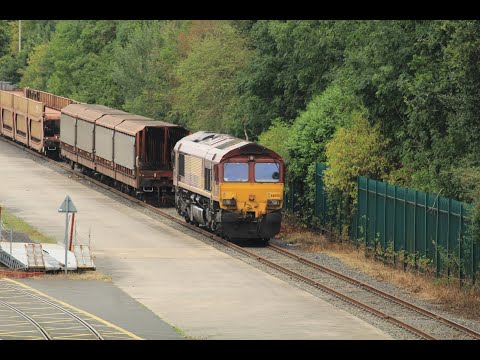 DB Cargo Class 66050 working 6G51 arriving into Donnington Freight Terminal