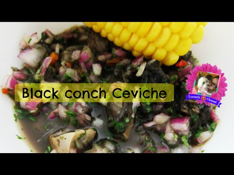 Black Conch Ceviche Recipe, Miami Florida I Lorentix