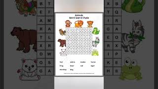 word search || find the words in the picture