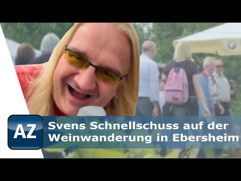 Svens Schnellschuss auf der Weinwanderung in Ebersheim