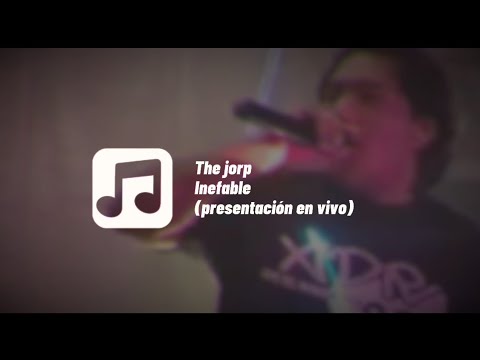 Inefable - the jorp // presentación en vivo #rap #rapconsciente #rapmexicano