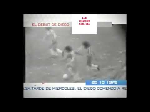Diego Maradona debut en Primera división