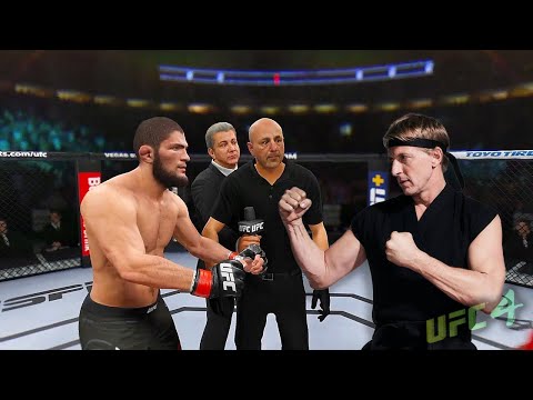 UFC4 | Khabib Nurmagomedov vs. Johnny Cobra Kai (Karate Master) - EA sports UFC 4
