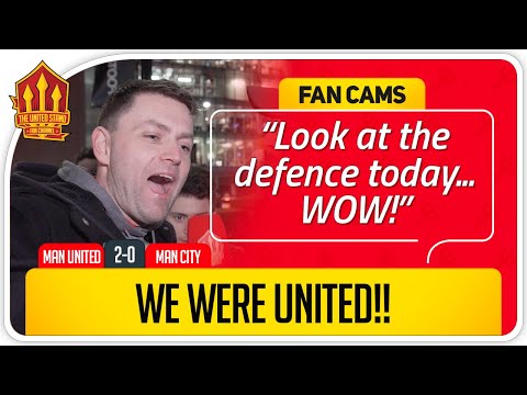 ADAM! SOLSKJAER SCHOOLED PEP! Manchester United vs Manchester City FanCam
