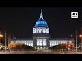 San Francisco S Civic Center At Night Walking Tour 4K HDR