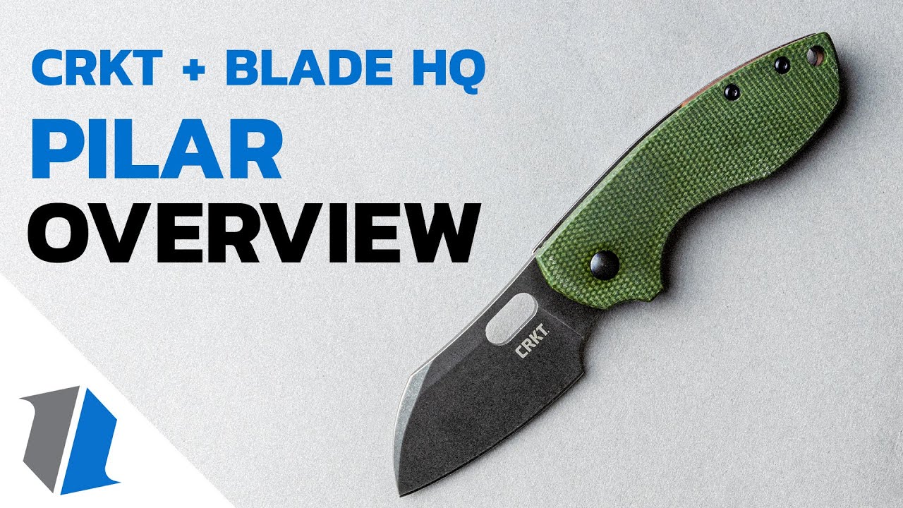 CRKT Pilar Frame Lock Knife Natural G-10 BHQ Exclusive (2.4" Black SW D2)