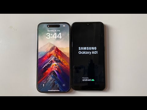 Samsung Galaxy A01 vs iPhone 14 Pro - Speed Test!! (4K)
