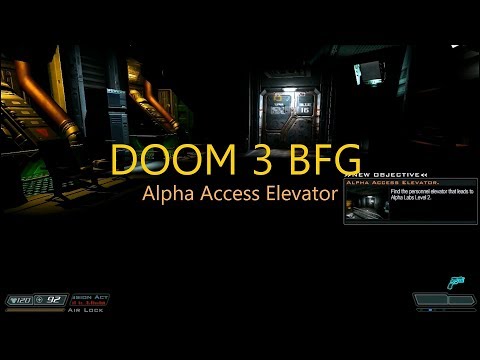 DOOM 3 BFG  ALPHA ACCESS ELEVATOR