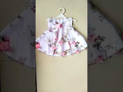 baby dress cutting and stitching and
