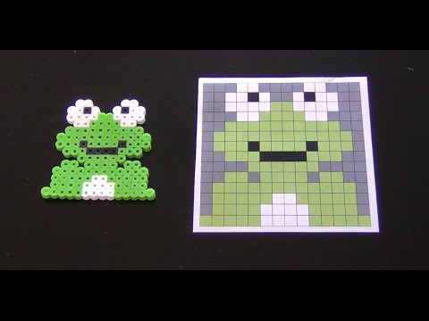 Perler Bead Frog Pattern