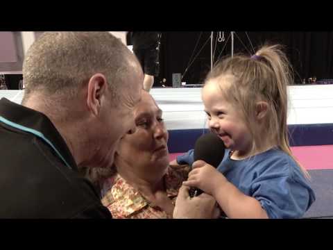 Special Olympics Gymnastics Display at Day 4 of 2017 World Cup Gymnastics Melbourne