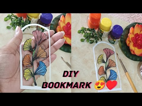 DIY Bookmark ideas 😍🔖 || How to make creative bookmark 📑 #art #drawing #satisfying #bookmark #diy