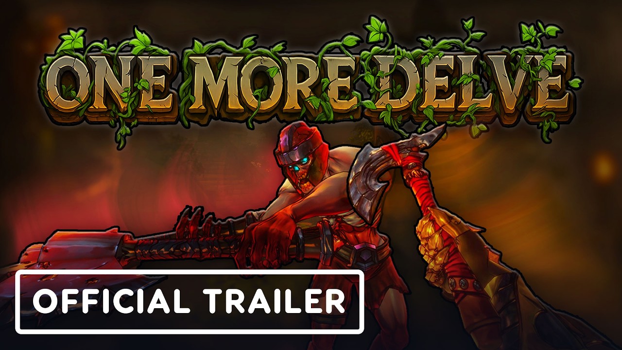 One More Delve official release date trailer key art showing cel-shaded VR dungeon combat