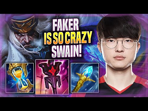 FAKER IS SO CRAZY WITH SWAIN! - T1 Faker Plays Swain MID vs Ryze! | Season 2022