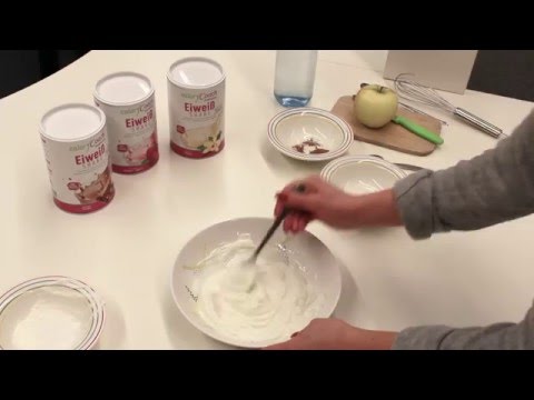 Süßer Vanille Eiweiß-Quark