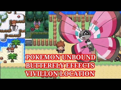 POKEMON UNBOUND GAMEPLAY WALKTHROUGH | BUTTERFLY EFFECTS | VIVILLON LOCATION