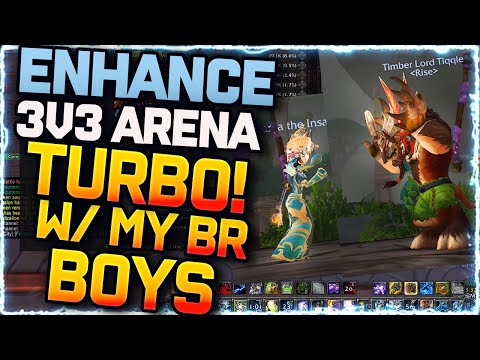 🩸CHAIN HARESTIN TURBO w/My BR FAM | Enhancement Shaman 3v3 Arena