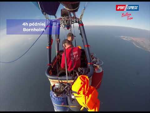 Pierwszy lot balonem z Polski do Szwecji / The first balloon flight from Poland to Sweden