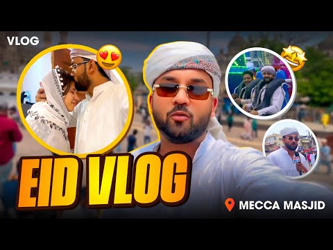 Eid Mubarak | Tour of  Mecca Masjid + Games with Malek mashettey #hyderabadi #hyderabad #arunbhai