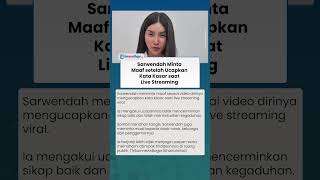 Sarwendah Minta Maaf gegara Omong Kasar saat Live Steraming, Janji Bijak Bicara