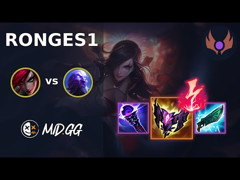 MID.GG: [ Ronges1 ] Katarina MID vs Ryze | EUW MASTER | LOL Season 2025