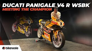 Ducati Panigale V4 R WSBK I Championship Winning Bike I Walkaround I BikeWale