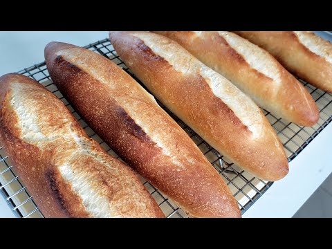 The Best Vietnamese Baguette Recipe and Video for Banh Mi. #howto #vietnamesefood #banhmi