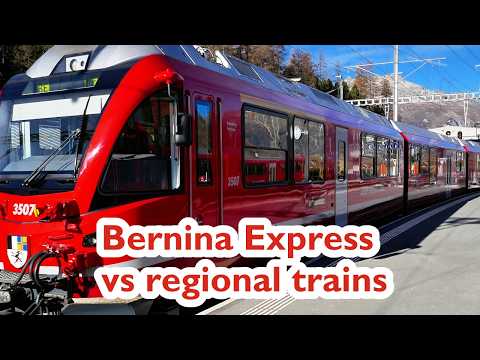 Can't decide between the Bernina Express and regional trains?