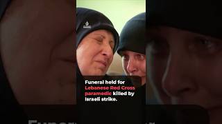 Lebanese Red Cross paramedic killed by Israeli drone strike while responding to emergency