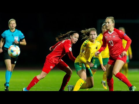 Liucija Vaitukaityte | Lithuania - Switzerland | UEFA Women's Euro 2022 qualifying