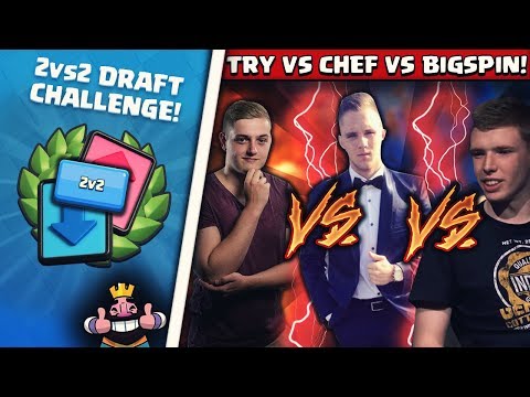 JEDER GEGEN JEDEN! | WITZIGSTES DUELL 😂 | Nur Glück bei 2vs2 Draft?! | Clash Royale Deutsch