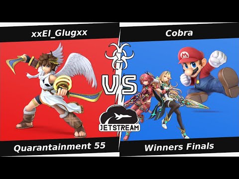 Quarantainment 55 Winners Finals - xxEl_Glugxx (Pit) Vs Cobra (Pyra, Mario) - SSBU