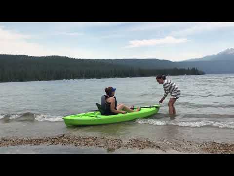 Mother in law lake kayaking