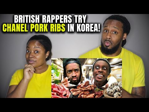 🇰🇷🇬🇧 American Couple Reacts "British Rappers try Chanel Pork Ribs in Korea" | The Demouchets REACT