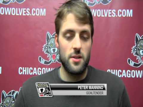 Goaltender Peter Mannino - When do you read?