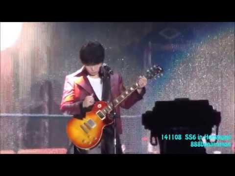 [fancam] 141108 Super Junior SS6 in Hongkong  Leeteuk Solo  『Nothing On You』 Focus Sungmin