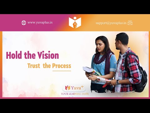 Advertisement for Yuva Plus Learning App