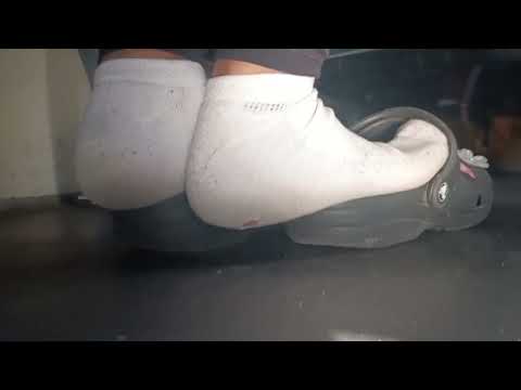 Crocs with Socks Close-Up 8