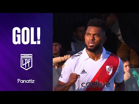 Gol de Miguel Borja | Barracas Central 2-1 River | LPF #TorneoBinance Fecha 22