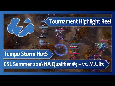 ESL HotS Summer 2016 NA Qualifier #3, Round of 32 – Tempo Storm vs. Misplaced Ults – Highlight Reel