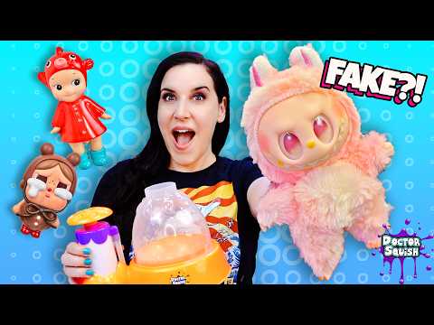 I Tried Making Pop Mart Squishies! Got SCAMMED with Fake Labubu! Lafufu?