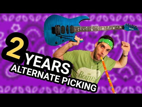 Learning Alternate Picking | My 2 Years Progress