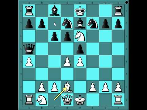 Zamka i hvatanje Dame - PHILIDOR vs NN - Filidorova odbrana # 415