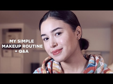 MY SIMPLE MAKEUP ROUTINE + Q&A | Claudia Barretto